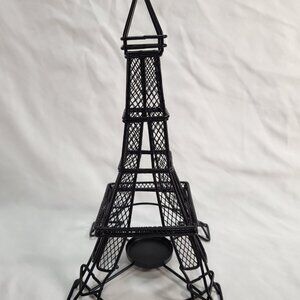 Black Metal Eiffel Tower Paris Tealight Candle holder